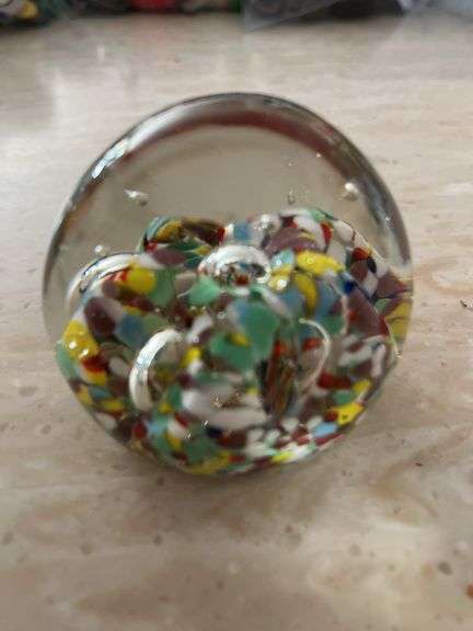 Glass Paperweight