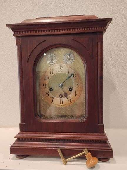 Junghans A11 Westminster Chime 8 Day Bracket Cabinet Clock - Regularly Maintained, in Working Order