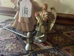 Angel Figurines with Candle Snuffer