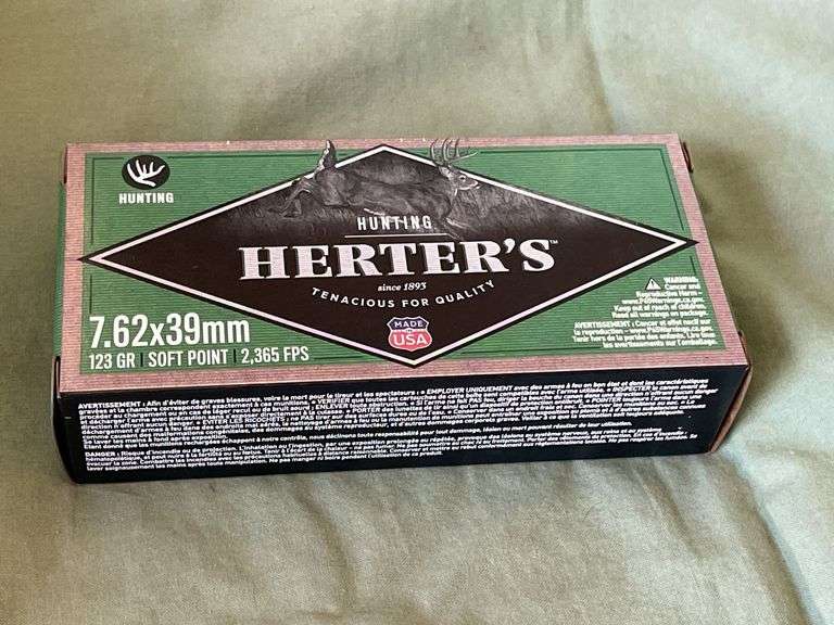 Herter’s 7.62x9mm Soft Point Hunting Rounds
