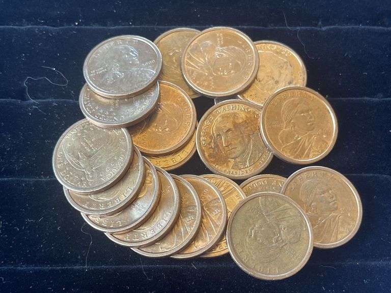 Sacagawea Gold Coins with One George Washington