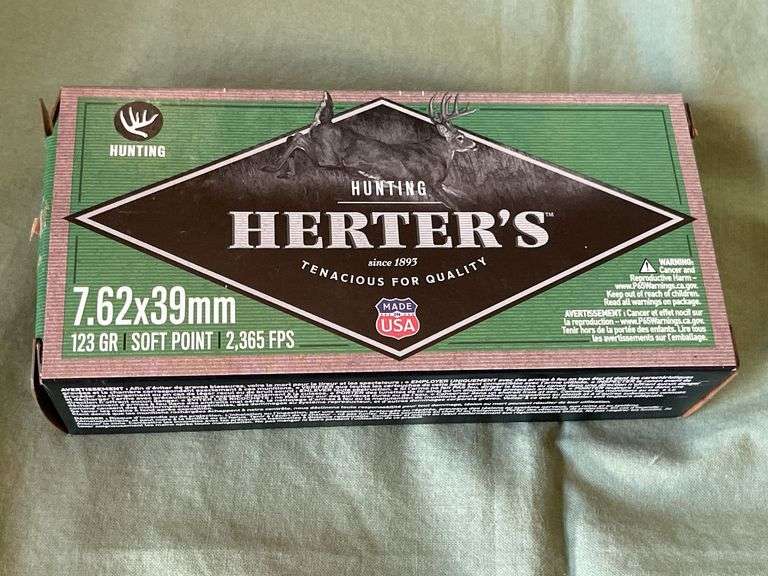 Herter’s 7.62x9mm Soft Point Hunting Rounds