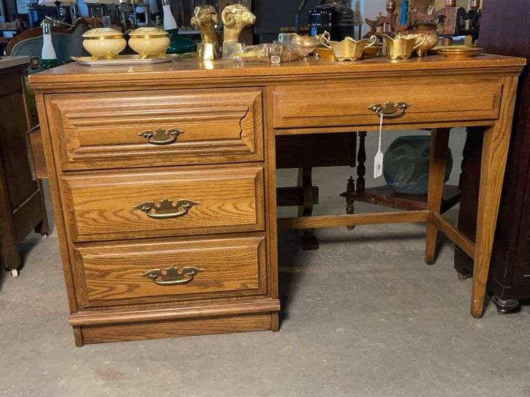 Vintage Charter Oak Young Hinkle Student Desk - Does Not Include Items