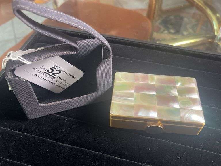 Elgin America Mother of Pearl? Travel Makeup Box
