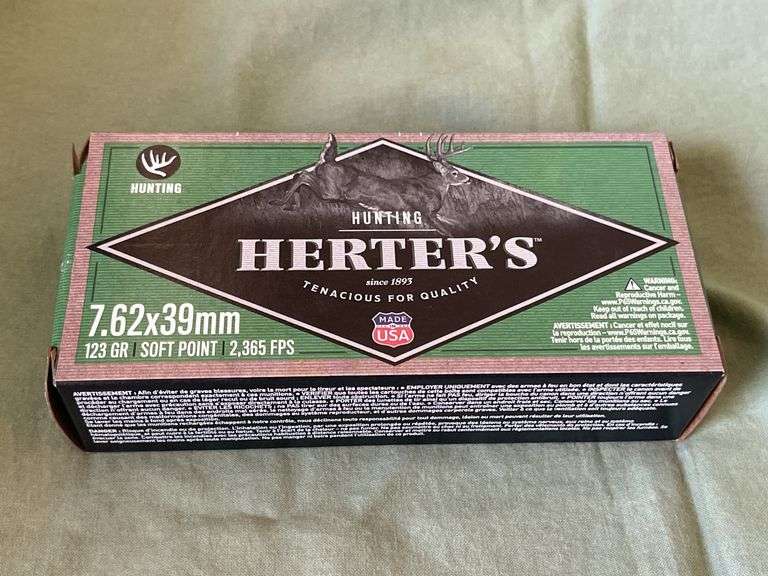 Herter’s 7.62x9mm Soft Point Hunting Rounds