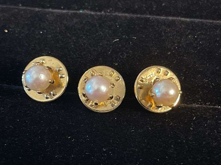 Three Pearl Pins