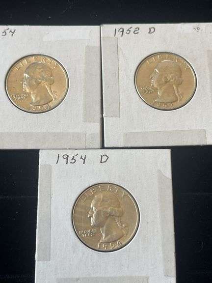 Three Washington Quarters