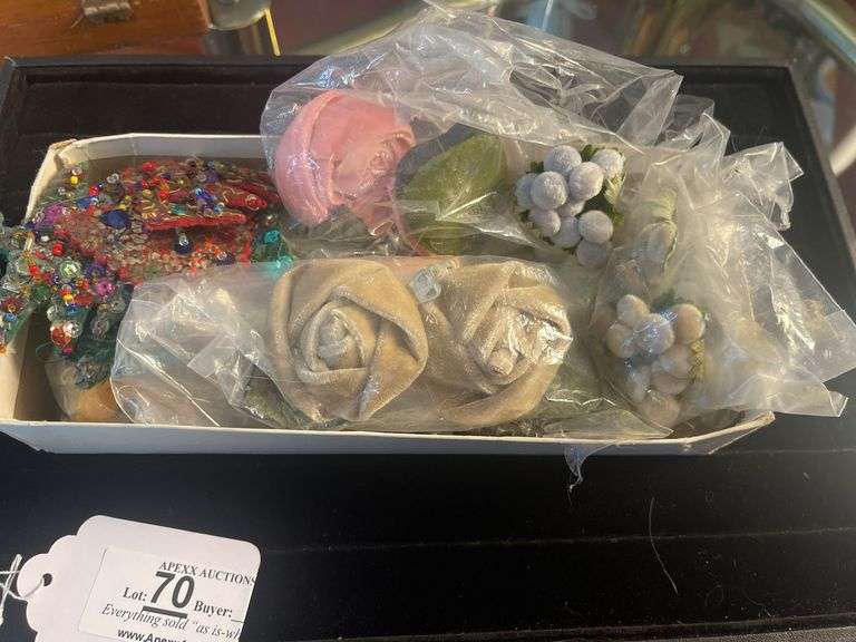 Collection of Cloth Clip-On Earrings