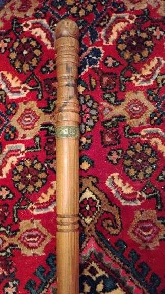 Walking Stick crafted from wood of the original White House, removed during the 1950 renovation under Harry Truman.