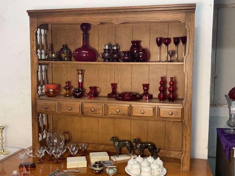 Charter Oak Young Hinkle Hutch Top - Does Not Include Items