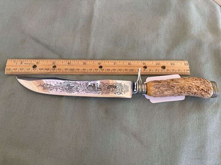Emil Voos Decorative Antler Knife