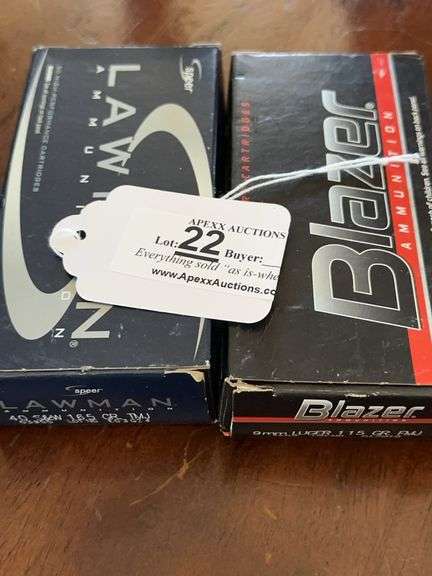 Partial Boxes 40’s and 9mm