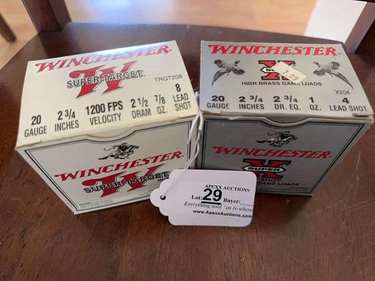 2-Boxes Winchester 20 Gauge
