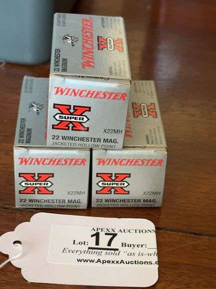 3- Mostly Full Super X 22 cal
