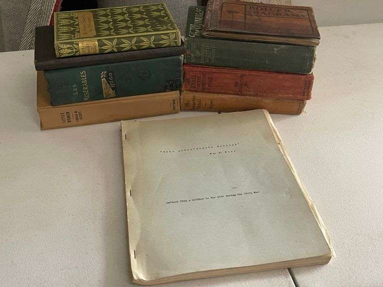 Collection of Antique Books