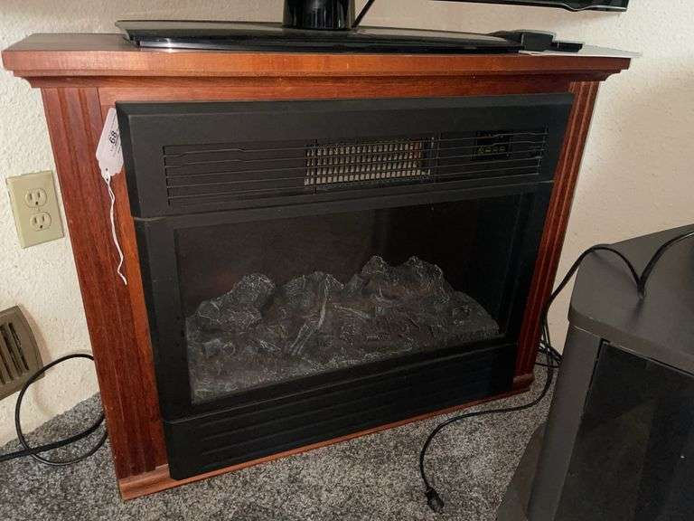 Electric Fireplace Space Heater - Needs New Heating Unit