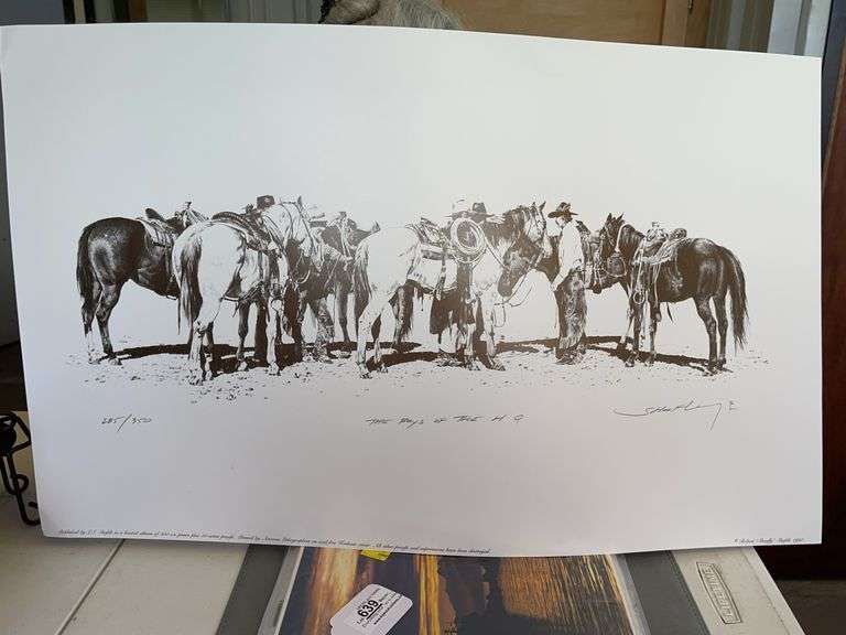 Signed and Number Print “The Boys of the HQ” bu Robert “Shoofly” Shufelt