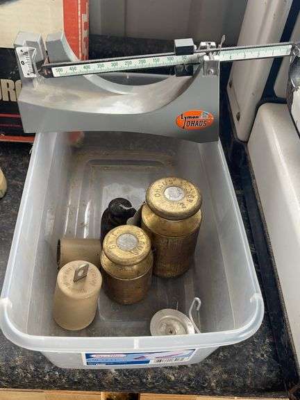 Lyman Ohaus Small Hanging Scale with Weights