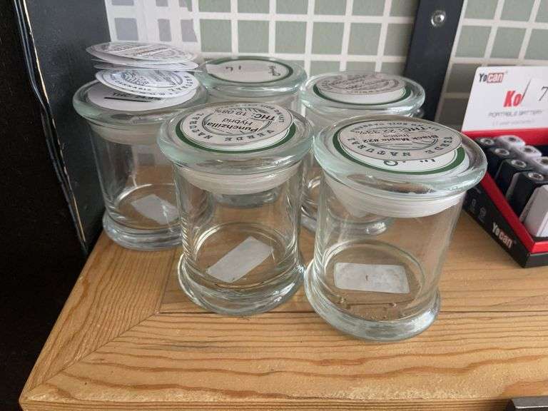 Five Glass Jars