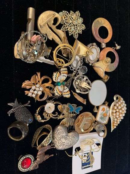 Brooches, Pins and Earrings
