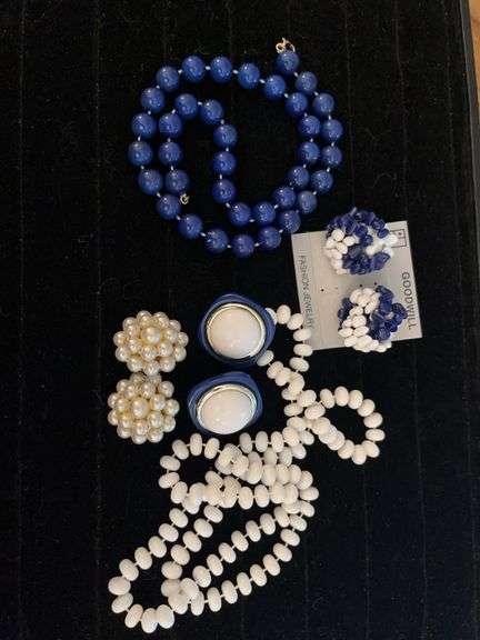 Blue and White Jewelry