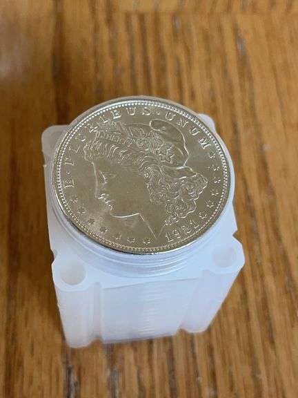 Roll of 1921 Morgan Silver Dollars