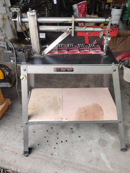 Bandsaw with L&Z Technology Electronic Voltage Regulator and Extra Blad Sets, on Stand