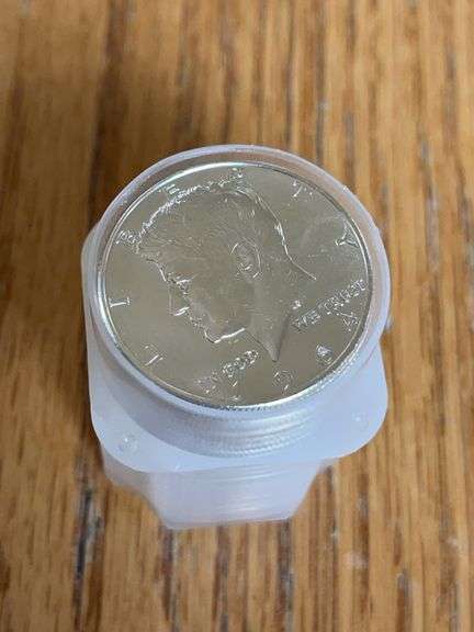 Roll of 1964 Silver Kennedy Half Dollars