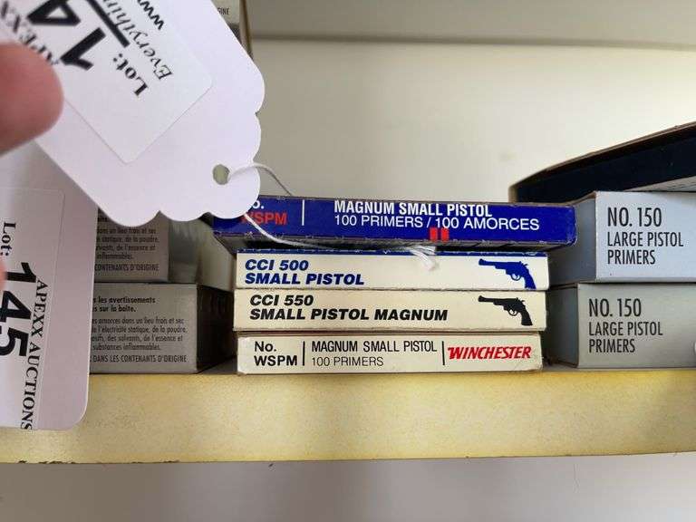 Assorted Small Pistol Primers