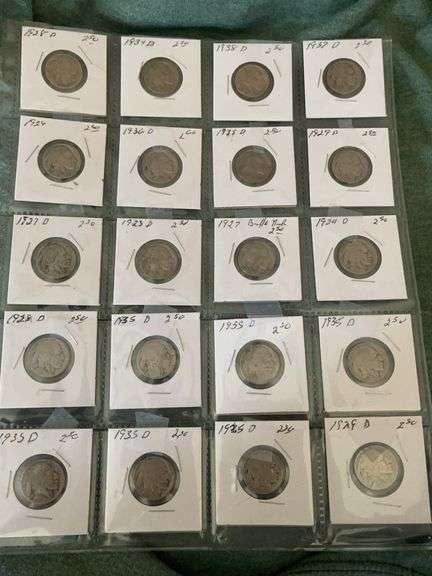 Twenty Buffalo Nickels