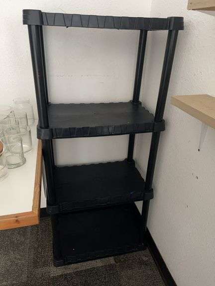 Plastic Four-Shelf Unit