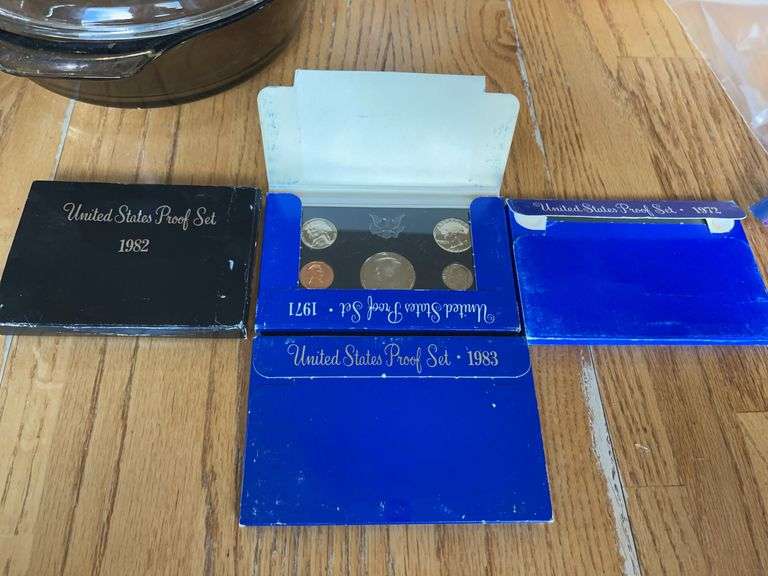 1971-72 and 1982-83 US Proof Sets