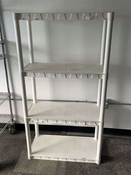 Plano Plastic Four-Shelf Unit