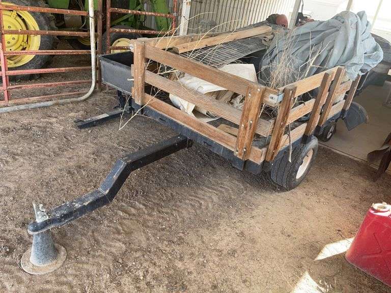 ATV Dump Trailer with Wood Sides