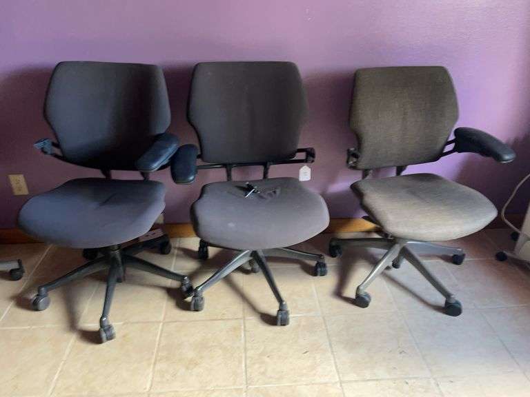 Three Office Chairs - Need Repaired