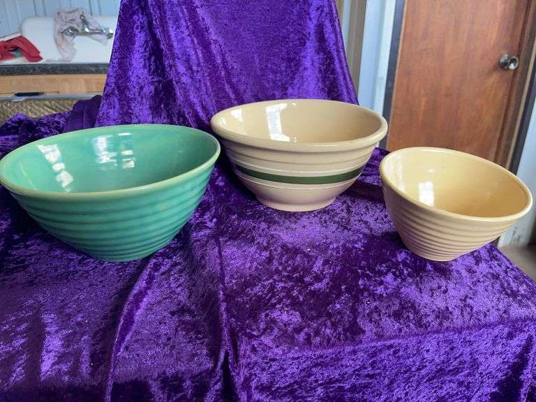 Three USA Mixing Bowls