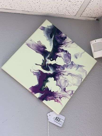 Purple Watercolor Art Piece