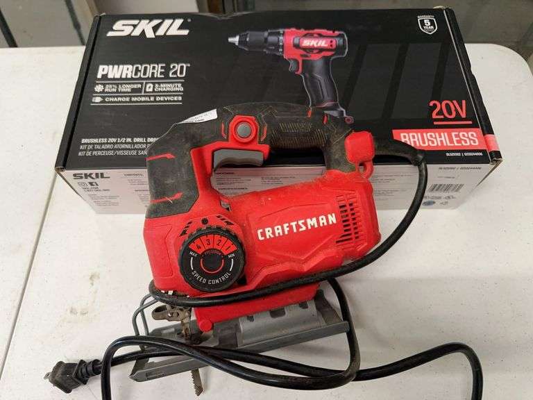 2-Power Tools Saw and Drill