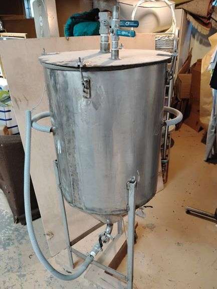 Fermentation Still on Stand with Casters