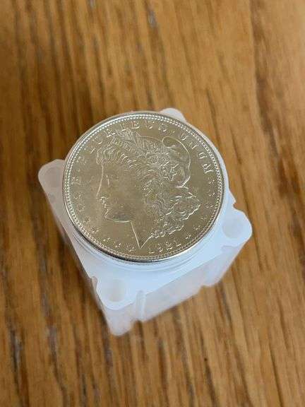Roll of 1921 Morgan Silver Dollars