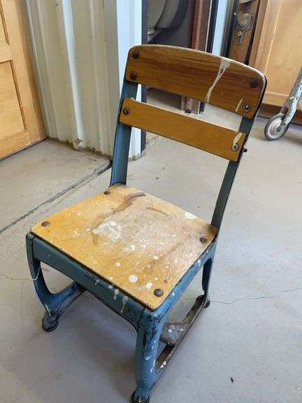 Antique School Chair