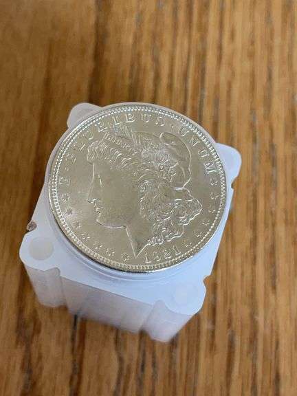Roll of 1921 Morgan Silver Dollars