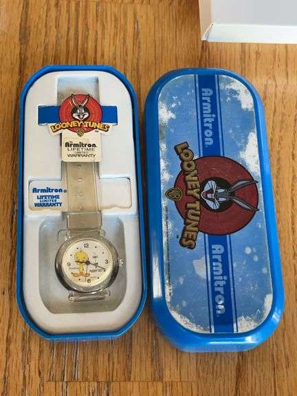 Vintage Looney Tunes Armitron Tweety Bird Wrist Watch