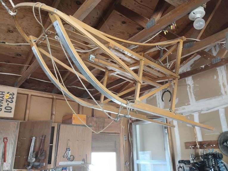 Dog Sled, Hand Made, All Custom Bent Wood