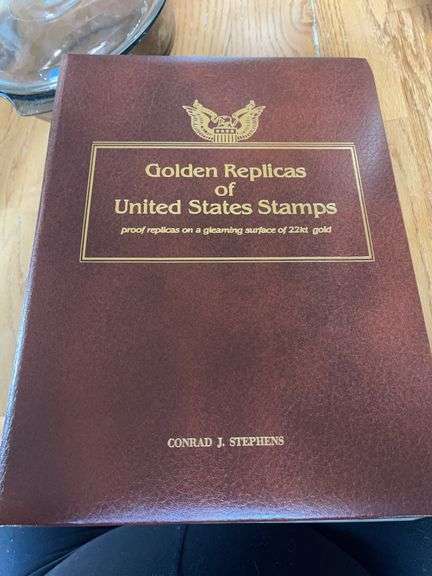 Book of Golden Replicas of United States Stamps