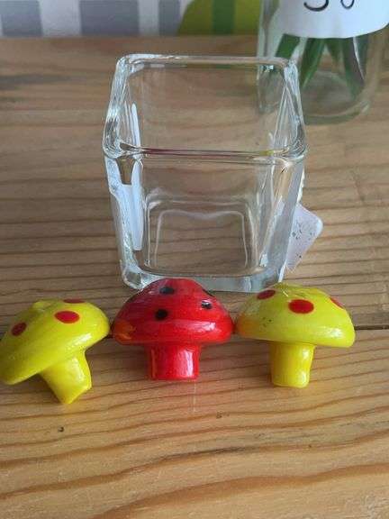 Glass Mushroom Carb Caps