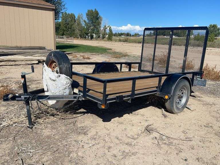 Friesen 10' Utility Trailer with Ramp Gate