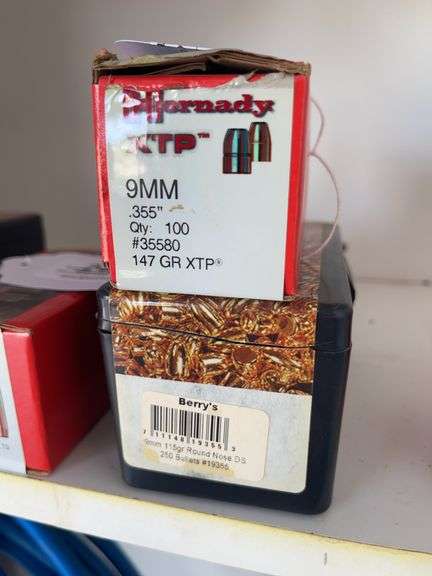 Two Boxes 9mm Bullets
