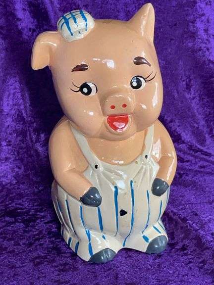 Vintage Piggy Bank - Repaired