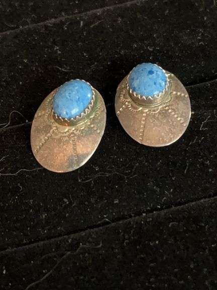 Turquoise and Sterling Earrings